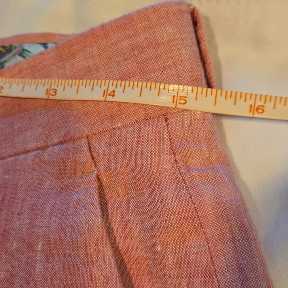 Bar III Pink 100% Linen Slim Fit 30 x 32 (31